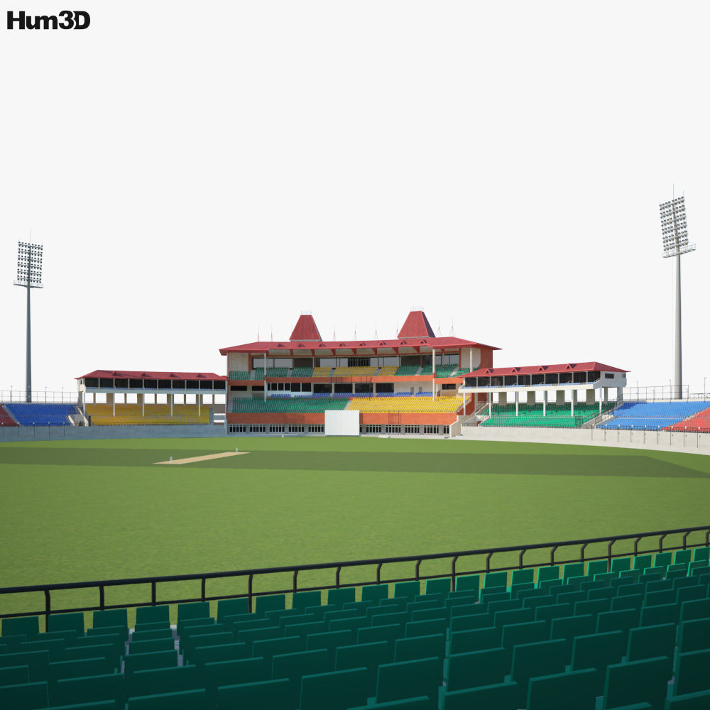 Himachal Pradesh Cricket Association Stadium 3D model