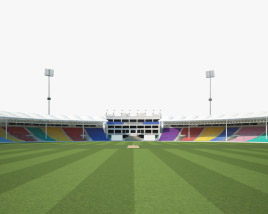 National Bank Cricket Arena Modelo 3d