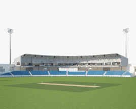 Grand Prairie Stadium Modello 3D