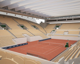 Roland Garros Suzanne Lenglen 3D 모델 