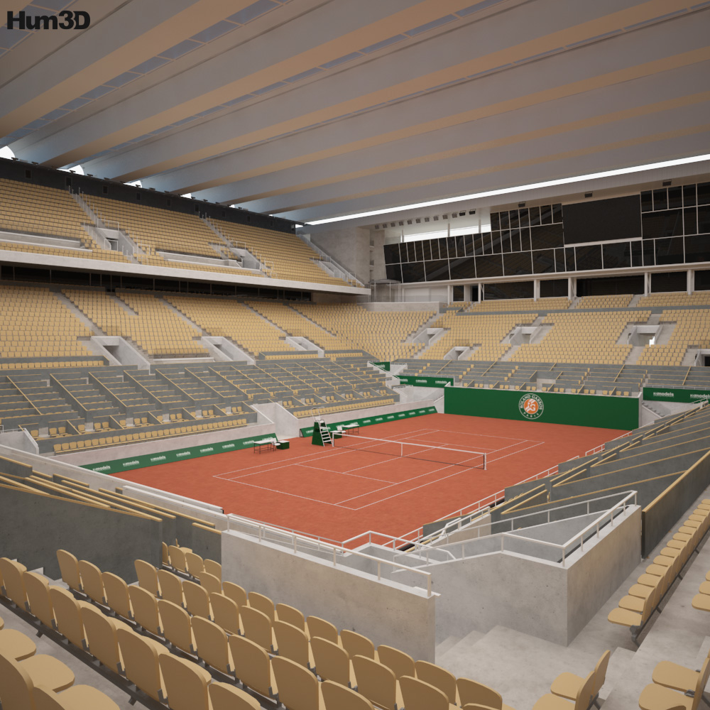Roland Garros Philippe Chatrier Modèle 3D