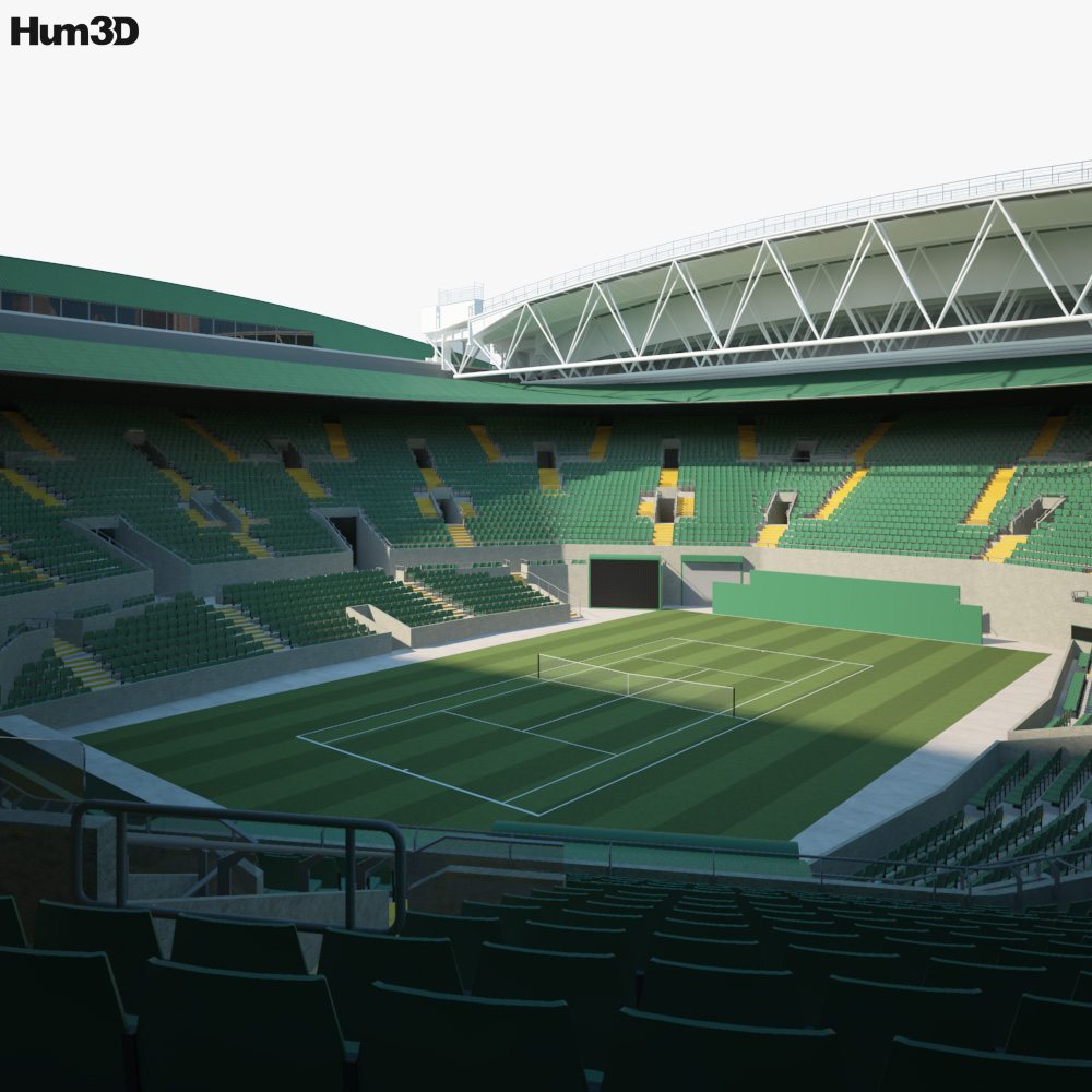 Wimbledon Court One 3D модель
