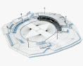 SuperSport Park Cricket Stadium Modello 3D