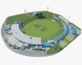 SuperSport Park Cricket Stadium 3D模型
