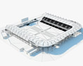 CPKC Stadium Park Modelo 3d