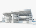 Lane Stadium 3D 모델 