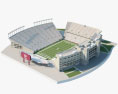 Lane Stadium 3D-Modell
