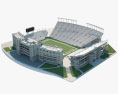 Lane Stadium Modello 3D