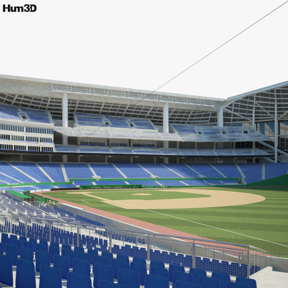 Miami Marlins - Marlins Park - Team Colors - 18x24 Canvas – Ballpark  Blueprints
