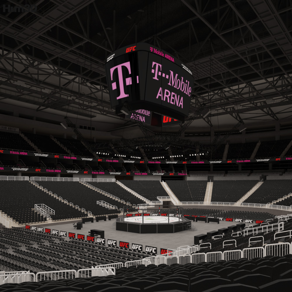 T-Mobile arena 3D model