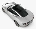 Spyker B6 Venator 2014 3D模型 顶视图
