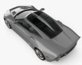 Spyker C8 Aileron 2014 3D模型 顶视图