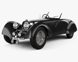 3D model of Squire Corsica Roadster 1936