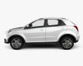 SsangYong Korando (New Actyon) 2014 3d model side view