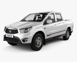 3D model of SsangYong Korando Sports (New Actyon) 2014