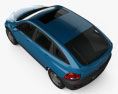 SsangYong Actyon 2014 3d model top view