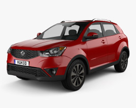 3D model of SsangYong Actyon 2017