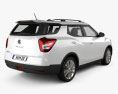 SsangYong XLV 2018 3Dモデル 後ろ姿
