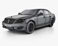 SsangYong Chairman W 2014 3D 모델  wire render