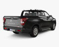 SsangYong Musso Rhino 2024 3D 모델  back view