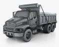 Sterling Acterra Dump Truck 2014 3d model wire render