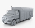 Sterling Acterra Fire Truck 2014 3d model clay render