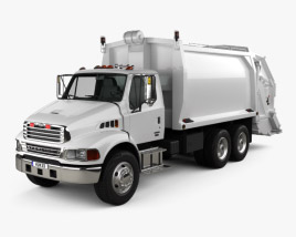 3D model of Sterling Acterra Garbage Truck 2014