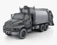 Sterling Acterra Müllwagen 2014 3D-Modell wire render