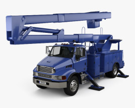 Sterling Acterra Lift Platform Truck 2014 3D model