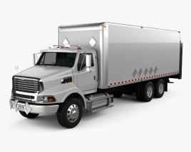 Sterling L9500 Box Truck 2009 3D model