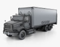 Sterling L9500 Box Truck 2009 3d model wire render