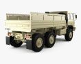 Stewart & Stevenson M1083 MTV Truck 3轴 2022 3D模型 后视图