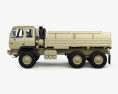 Stewart & Stevenson M1083 MTV Truck 3-Achser 2022 3D-Modell Seitenansicht