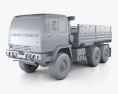 Stewart & Stevenson M1083 MTV Truck 3 ejes 2022 Modelo 3D clay render
