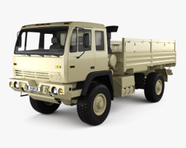 3D model of Stewart & Stevenson M1083 MTV Truck 2-axle 2022