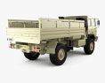 Stewart & Stevenson M1083 MTV Truck 2轴 2022 3D模型 后视图