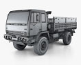 Stewart & Stevenson M1083 MTV Truck 2 ejes 2022 Modelo 3D wire render