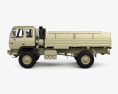 Stewart & Stevenson M1083 MTV Truck 2轴 2022 3D模型 侧视图