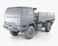 Stewart & Stevenson M1083 MTV Truck 2 assi 2022 Modello 3D clay render
