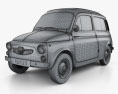 Puch 700 C 1961 Modelo 3D wire render