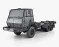 Steyr Plus 91 1491 Chassis Army Truck 1978 3D модель wire render