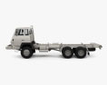 Steyr Plus 91 1491 Chassis Army Truck 1978 3D модель side view