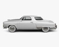 Studebaker Commander Starlight Coupe 1951 3Dモデル side view