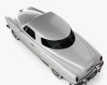Studebaker Commander Starlight Coupe 1951 3D-Modell Draufsicht