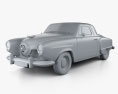Studebaker Commander Starlight Coupe 1951 Modèle 3d clay render