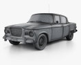Studebaker Lark sedan 1960 3D-Modell wire render