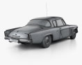 Studebaker Champion Starlight Coupe 1953 3D模型