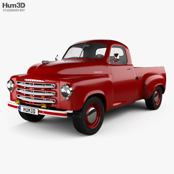 Studebaker Pickup 1950 Modello 3D