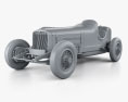 Studebaker Indy 500 1932 3D модель clay render