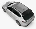Subaru Impreza WRX STI 2012 3D模型 顶视图